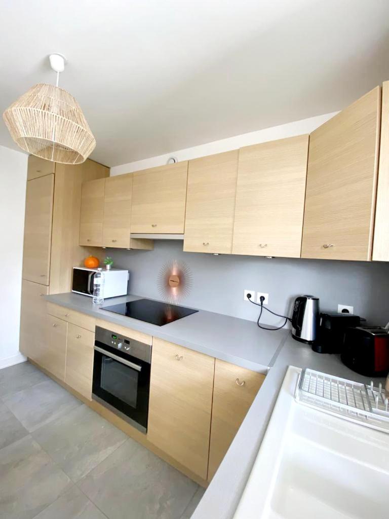 Le Cosy Avec Piscine, Balcon Et Parking Apartment ทรูวิลล์-ซูร์-แมร์ ภายนอก รูปภาพ
